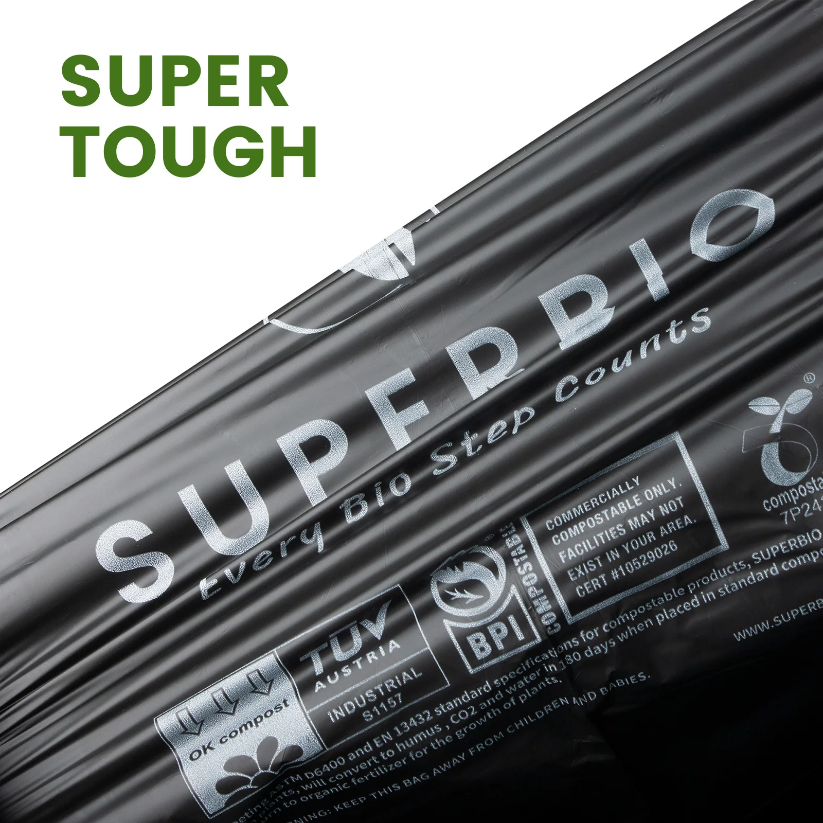 8 gallon Compostable  Portable Toilet Bags. Suitable for all Travel Purposes, Camping, and Outdoor Getaways