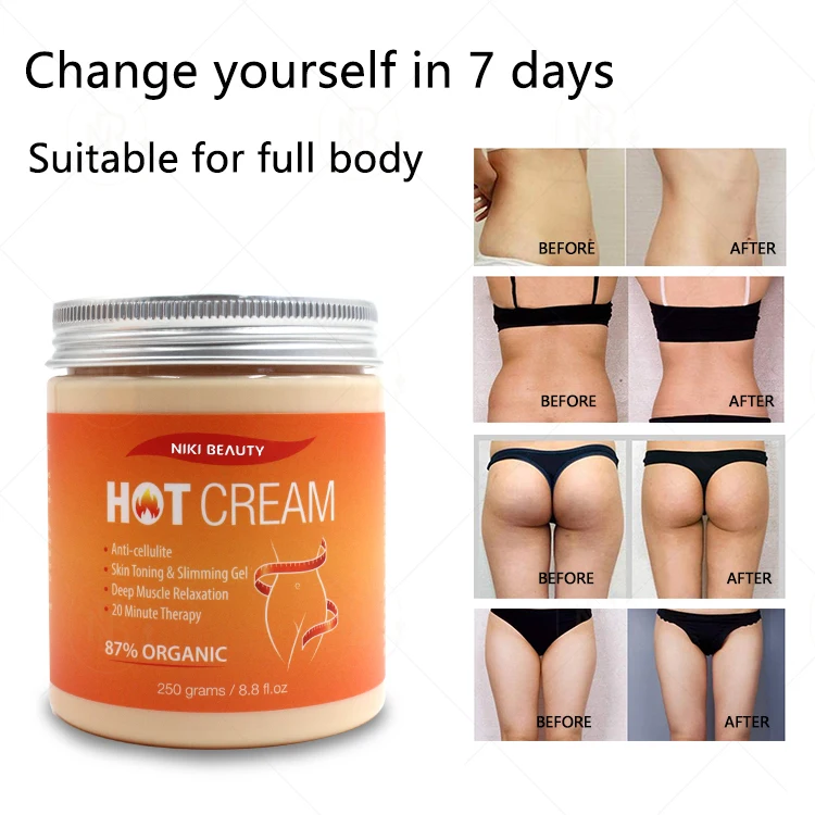 Natural Body Legs Firming Slim Cream Anti Cellulite Fat Burn Slimming Hot Cream For Weight Loss