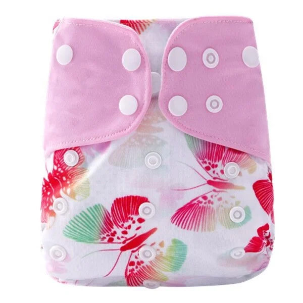 Simfamily Washable reusable Cotton Baby Pants Reusable Diapers Suede cloth diaper Snap Diaper Manufacture