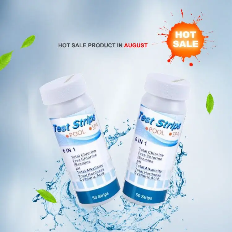 CE  ISO 10 parameters drinking water test strip  PH Meters   View larger image  Share swimming pool water test strips 7 paramete