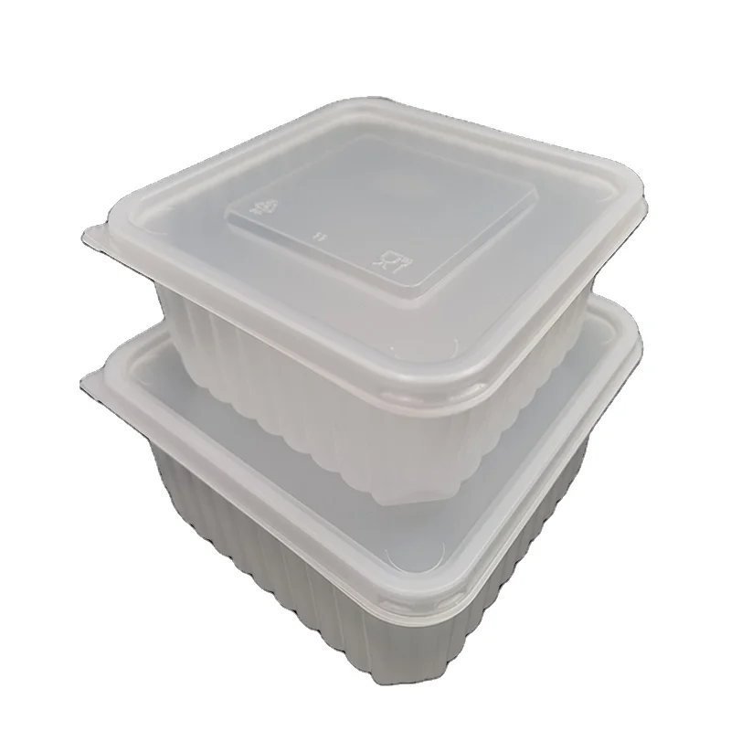 PP Eco-friendly OEM ODM Plastic Frozen Food Tofu Tray