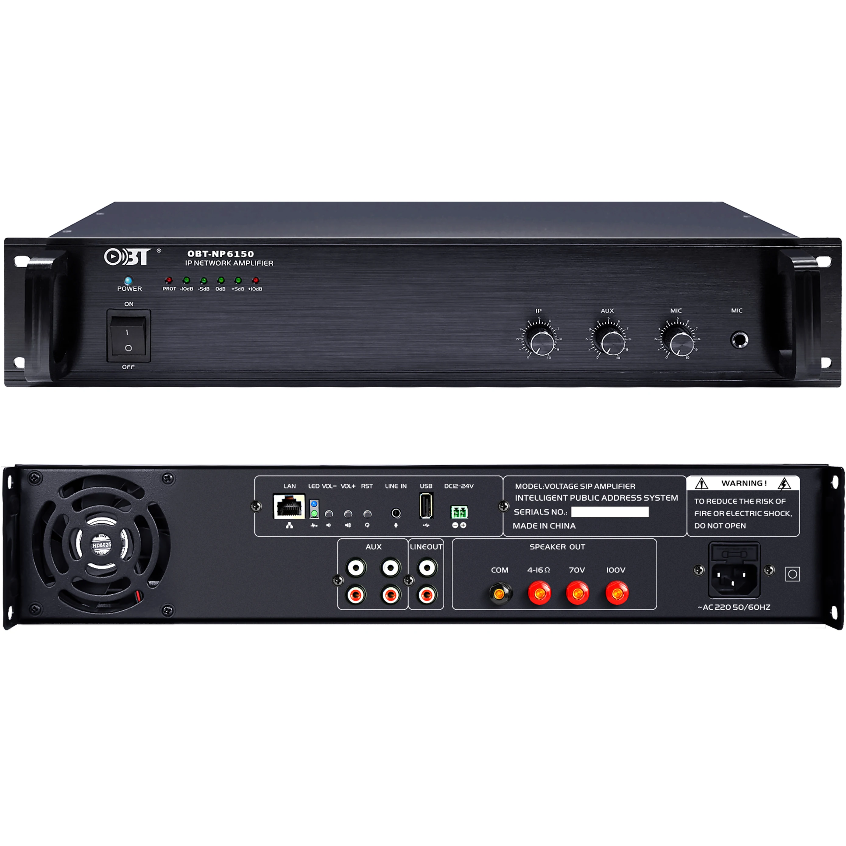 OBT-NP6150 усилитель мощности Профессиональный интегрированный активный Pa динамик система