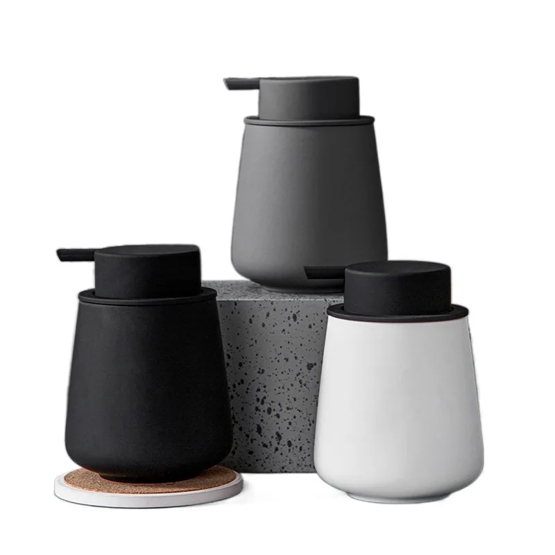 Hot selling logo customized hand soap dispenser ceramic