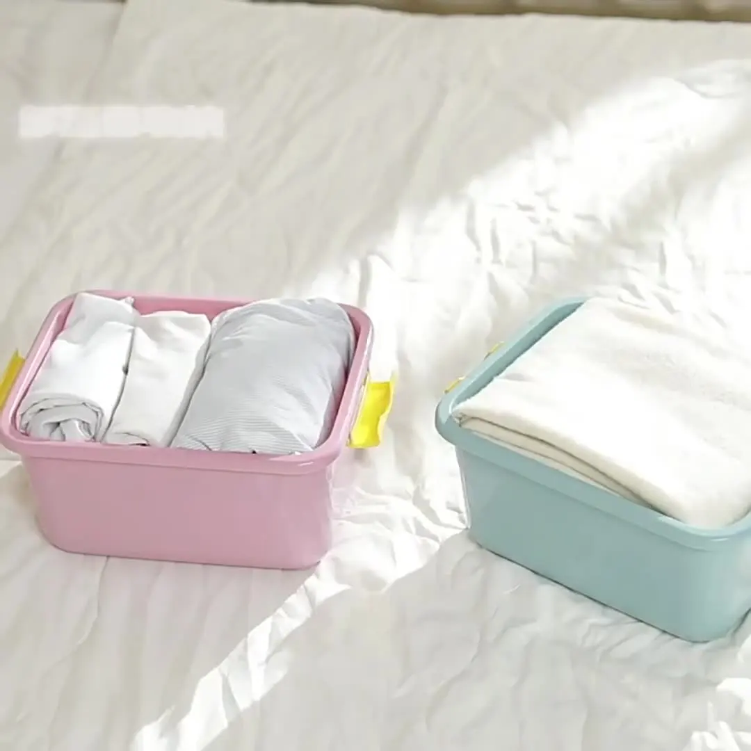 Extra-Large PP Plastic Storage Box for Dormitory Toy Food Clothing Shoe Organization