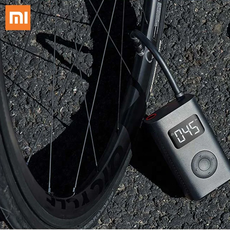  Портативный умный электрический воздушный насос Xiaomi цифровой для измерения давления в шинах велосипедов автомобилей воздушных
