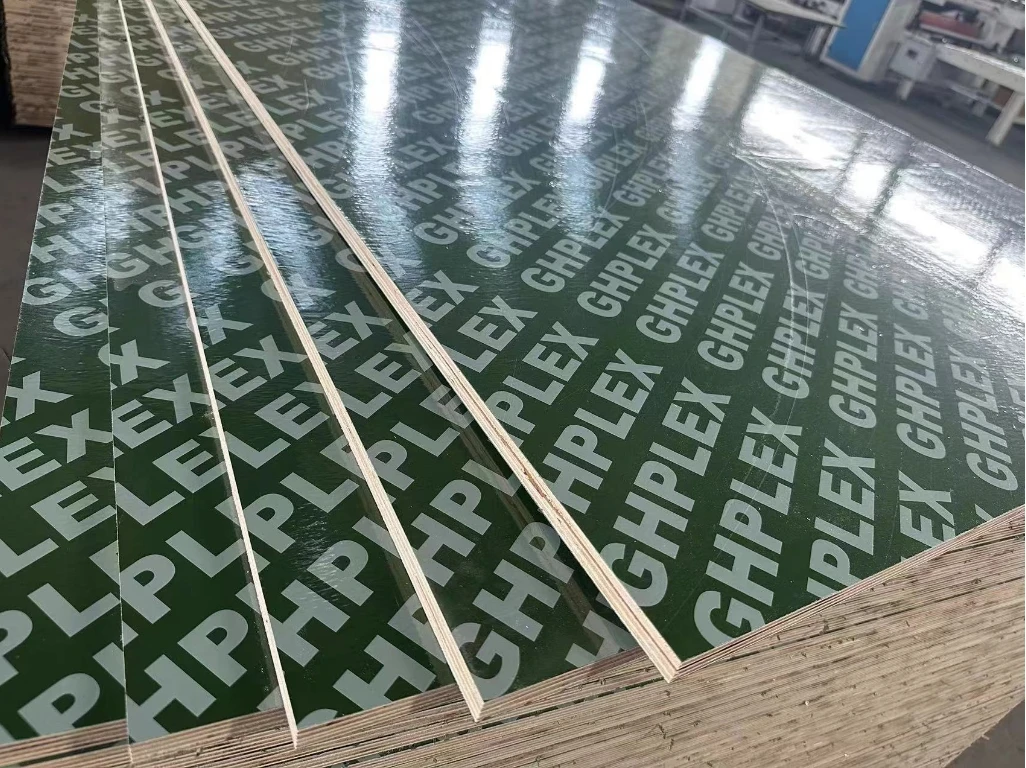 18mm Black Poplar Film Faced Plywood Used 8 times For Construction