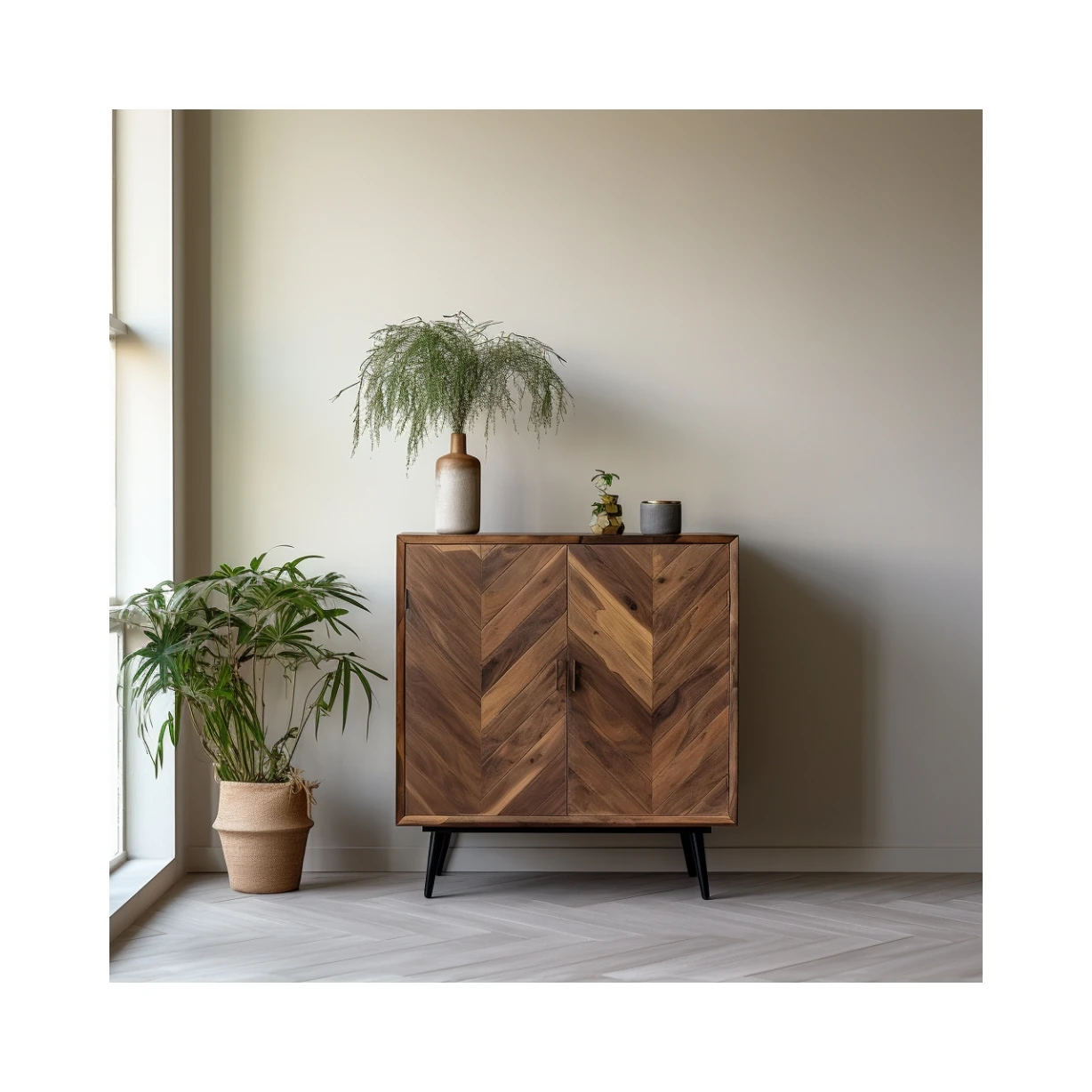 Reliable Taiwan Brand Modern Style Custom-Made Single Storage Cabinet Wooden Furniture