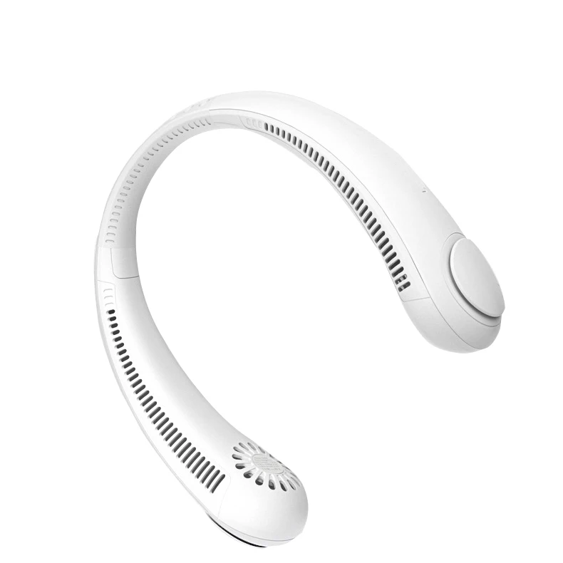 Leafless Hanging Neck Fan USB Charging Silent Mini Hanging Neck Fan
