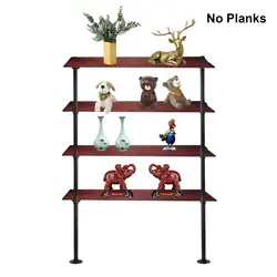 Industrial style wall shelf wrought iron pipe bookshelf wall decoration shelf wall shelf