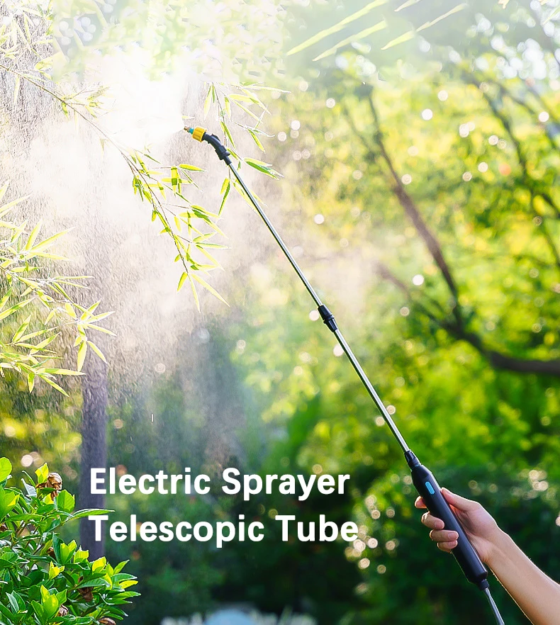 Handheld Spraying Water Wand Rechargeable Battery Powered 1.35 Gallon 5 Liter Electric Sprayer for Garden Planting