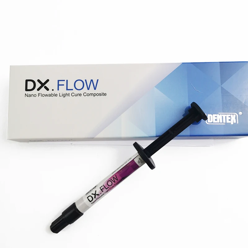 dental composite restoration orthodontic composite teeth filling material light-curing micro hybrid composite flowable DX.flow