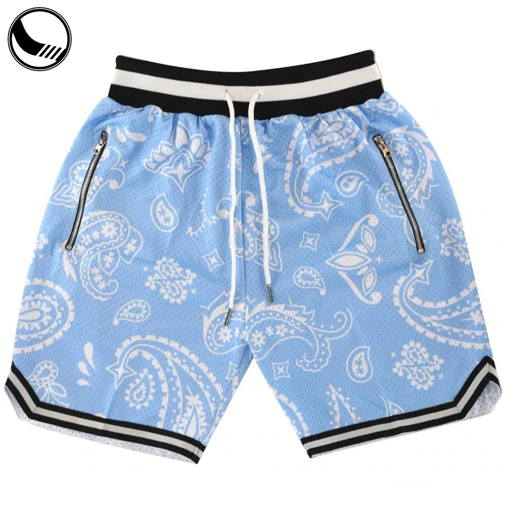 kids compression wholesale polyester mesh stitch blanks sport blanks custom embroidery workout men basketball shorts