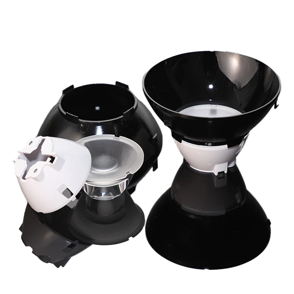 Smart Series Cob Led Lens 50 mm 8 15 24 36 55 Degree For Stage Lamp Optical Led Lenses w/ Holder Optical Lens Anti-dazzle Cover