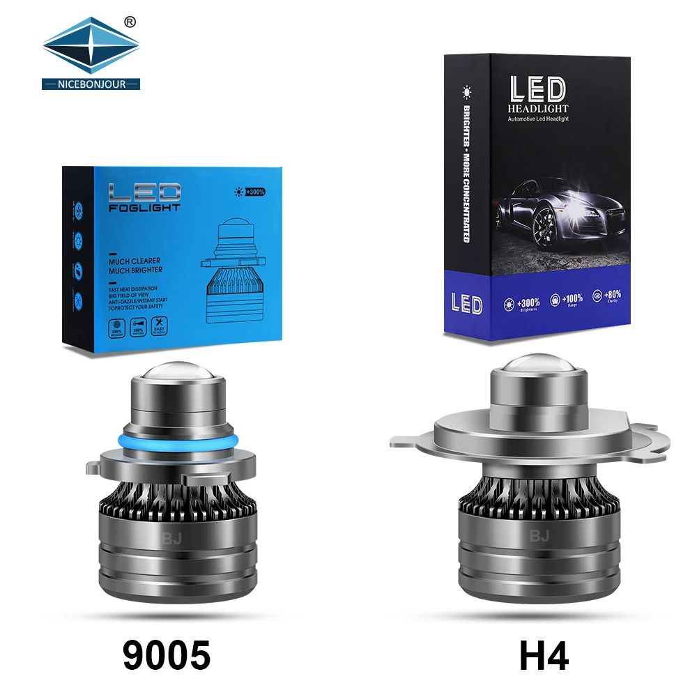 Auto Lighting System 40W H7 9006 Mini Laser Headlight Bulb Lens Light H11 9005 H4 Car Led Headlight Projector Fog Lamp