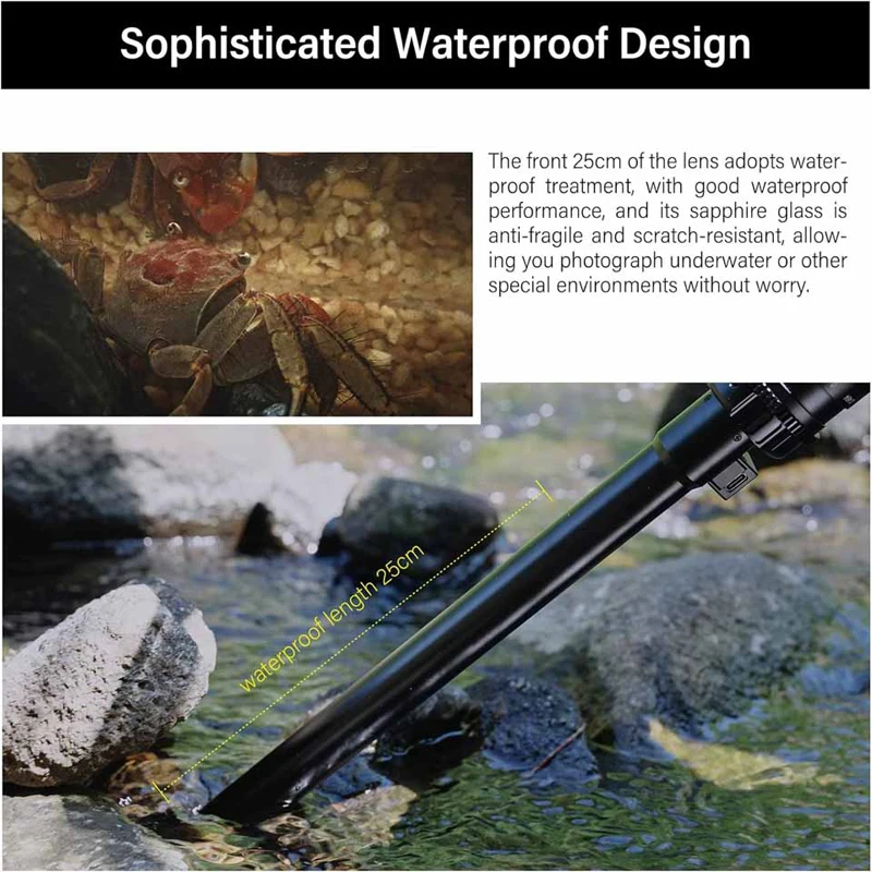 AstrHori 28mm F13 Full Frame  2x Macro Probe Specialty Lens for Sony E Nikon F Canon RF EF Fuji XF Nikon Z L PL Mount Camera Len