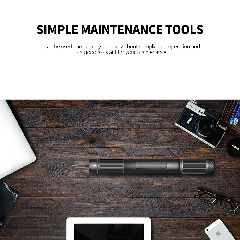 New Design Mini DIY Precise Electric Screwdriver for Mobile Phone Laptop Lithium Battery Replaceable Screw Driver Bit