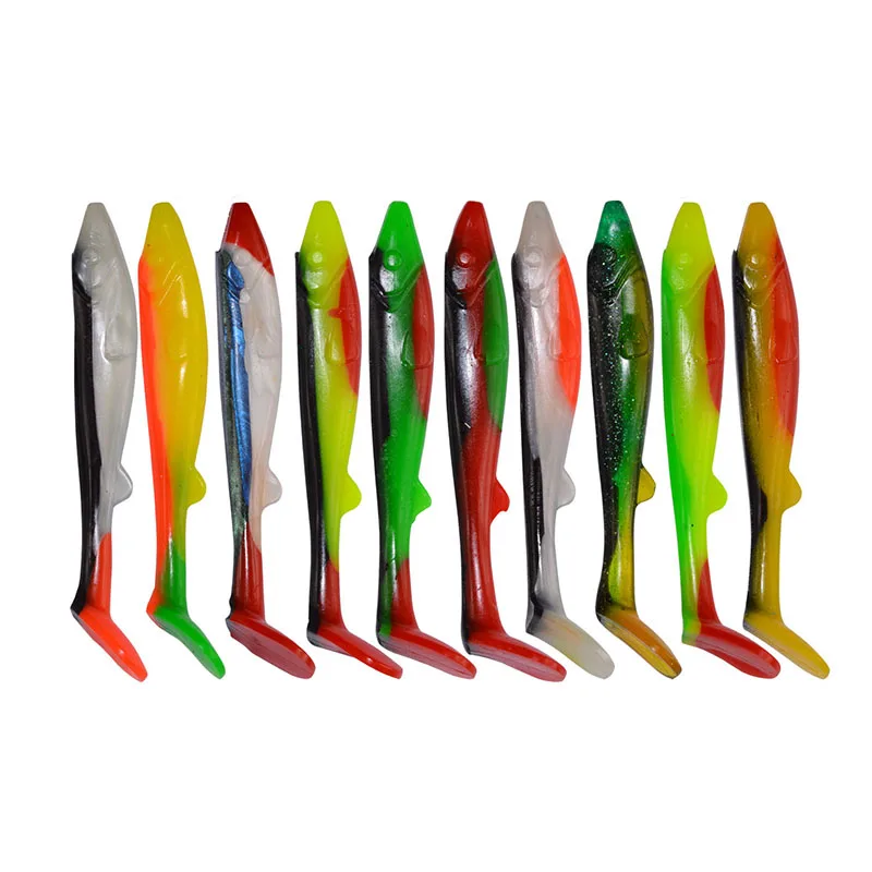 Leurre De Peche Soft Fishing Lures 100mm 8 4g Shad Bait for Freshwater and Saltwater Fishing