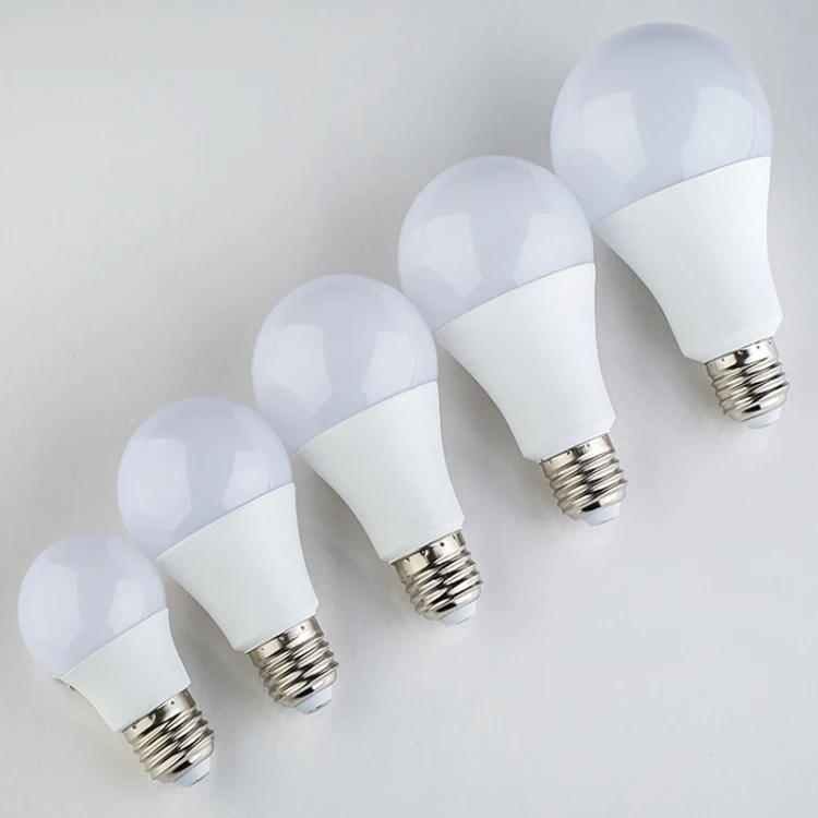 China manufacturer skd led bulb light 3W 5W 7W 9W 12W 15W 18W E27 B22 A shape led bulb light