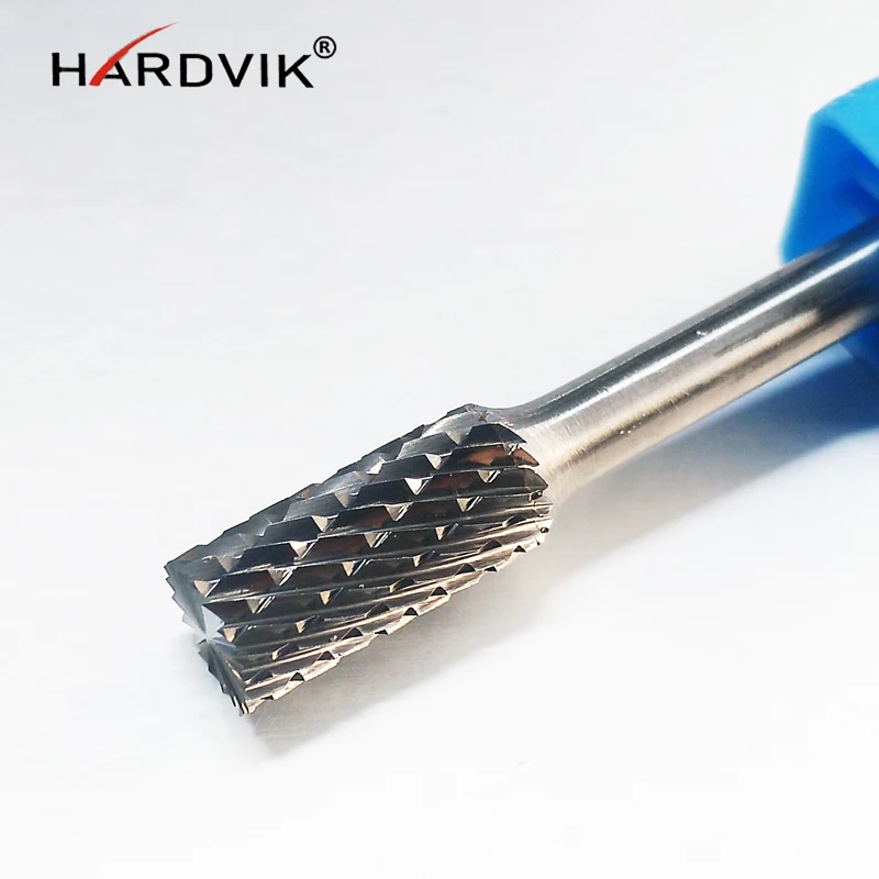 HARDVIK Silver welding Type-A Full size D06-D25 MX Tungsten Carbide  Burr  Rotary Burr Set for Polishing Carving OEM ODM