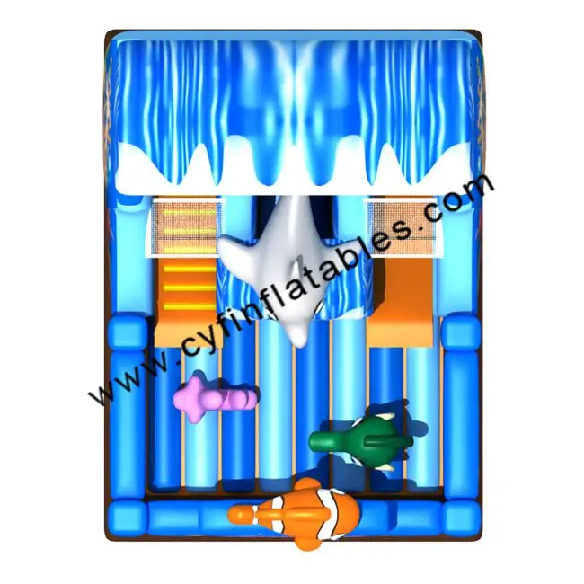 Commercial bounce castle inflatable bouncer with slides combo playground jumping bouncy house for kids and adults