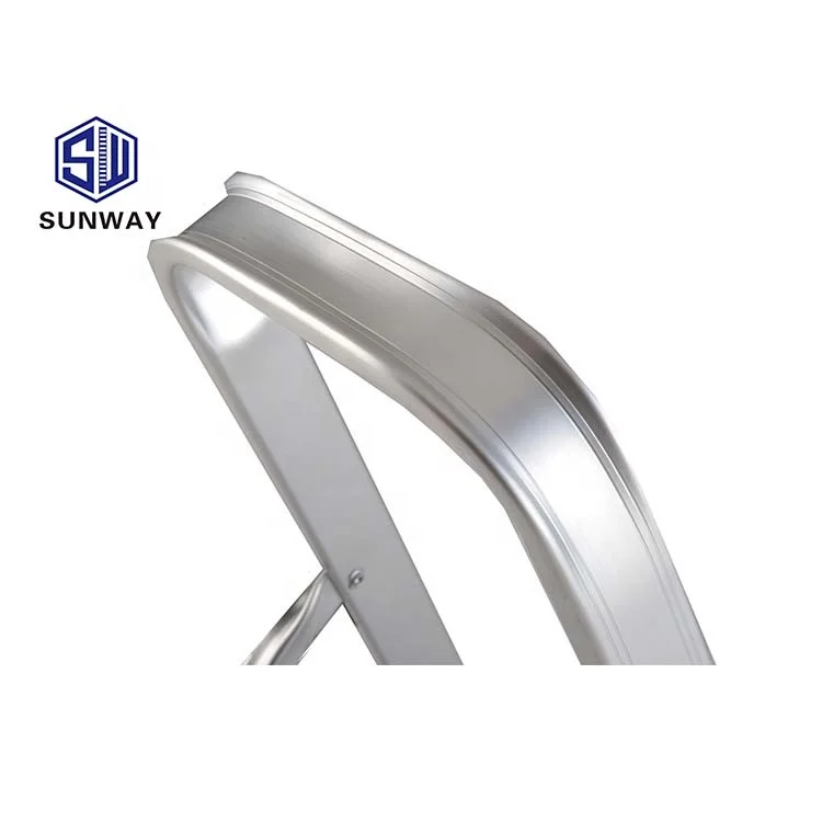 High Quality Handrail Foldable Aluminum Ladder 5 Steps Household Ladder For Garden