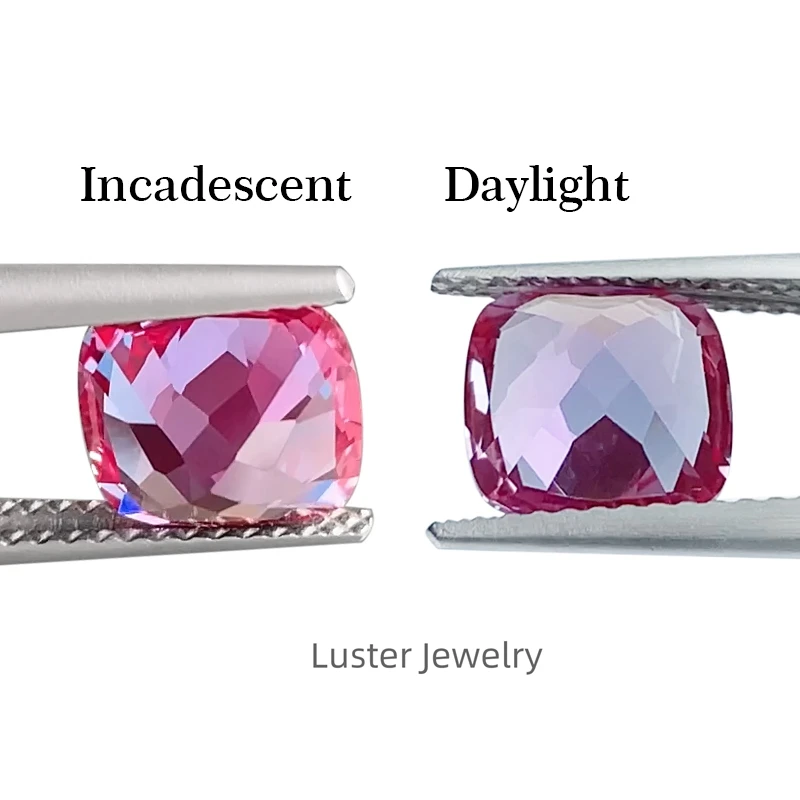 Luster  factory price color changing fancy stones alexandrite gemstone