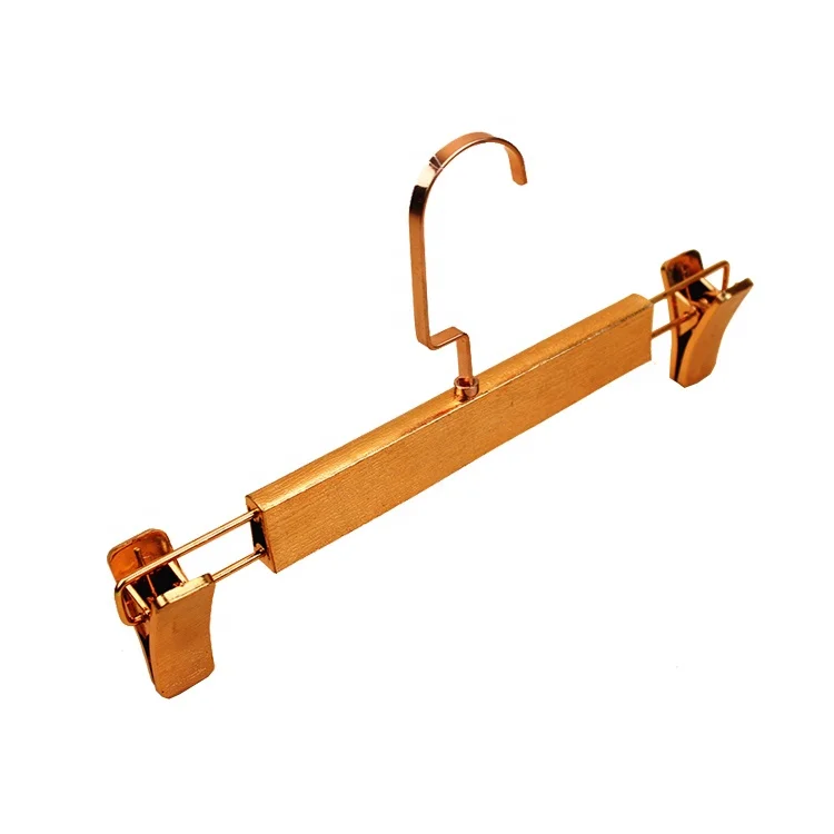 Shopping Mall Adult Plastic Golden Trousers Skirt Pant Hanger Luxury