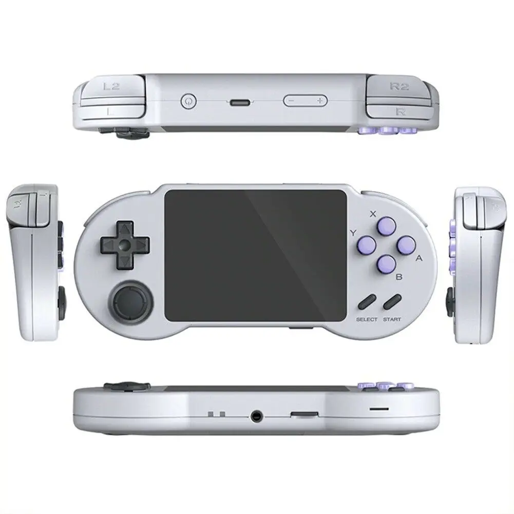 High quality PocketGo S30 3.5inch Retro Video Game console Handheld Game for PS1 N64 PSP Emulator