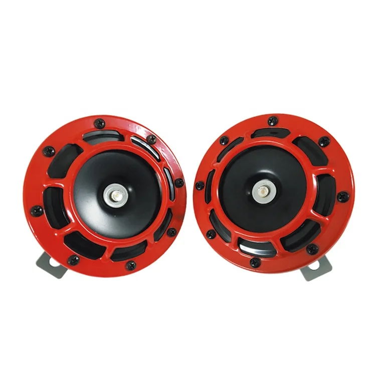 125mm Disc Horn Loud Blast Tone Grille Mount Compact Car Horns Disc Horn 12V 335-435
