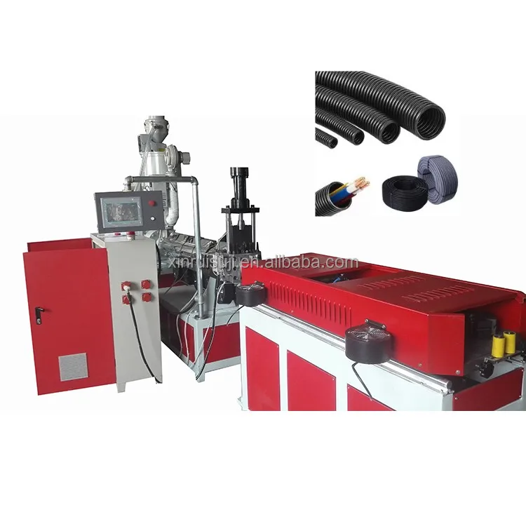 PVC PP PE Corrugated Pipe Making Machine Electrical Conduit Pipe Machine
