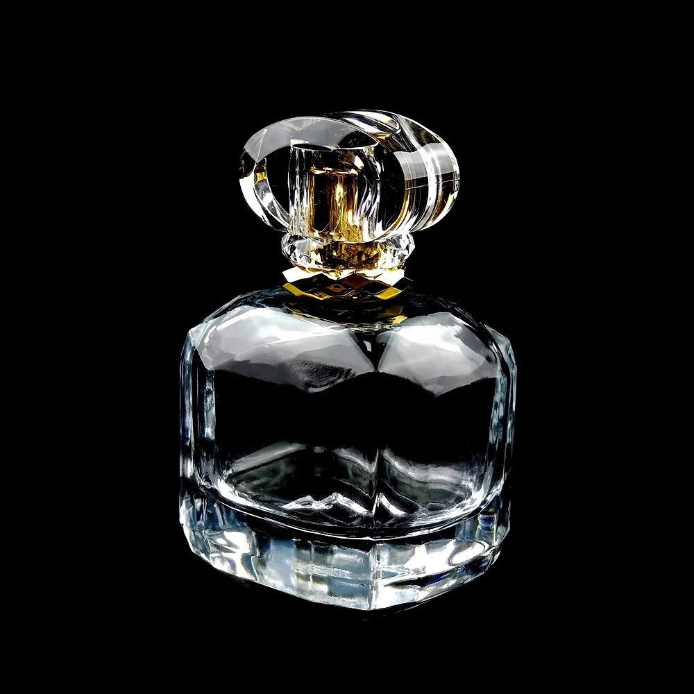 100ml stock available special heavy bottom luxury decorative empty spray cologne bottle luxury with all kinds of caps