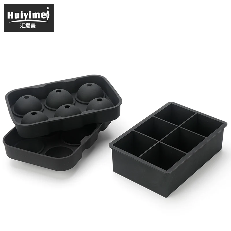 Easy Release 8 Hole Square Silicone Ice Cube Tray Mold For Cold Drink Whisky Fruit Juice Kitchen Tools