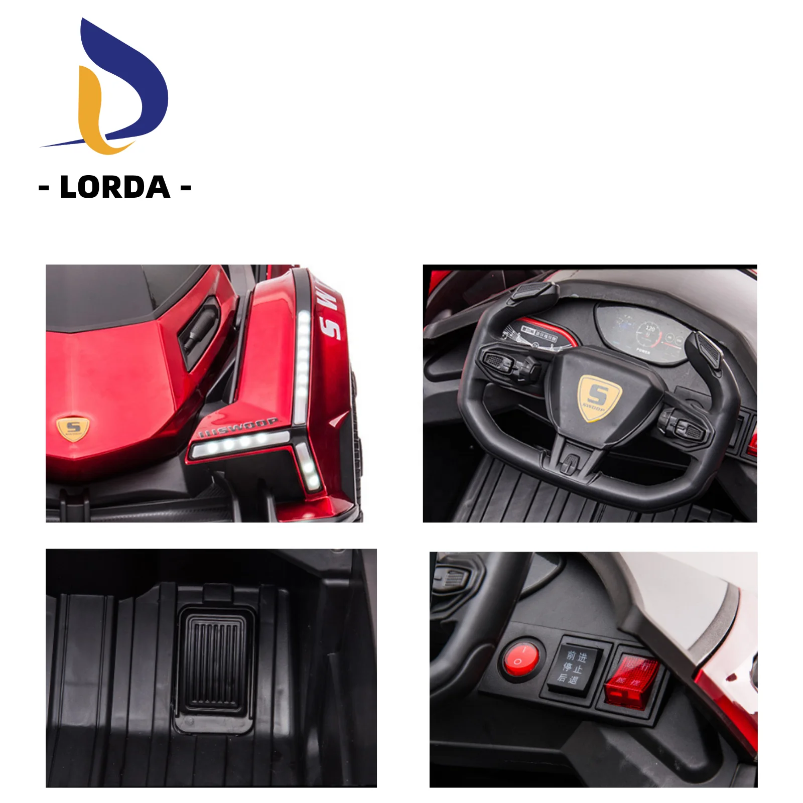 Christmas present Special Offer Electric Car for Kids With Remote Control Kids Ride on Electric Cars Big Toy Cars