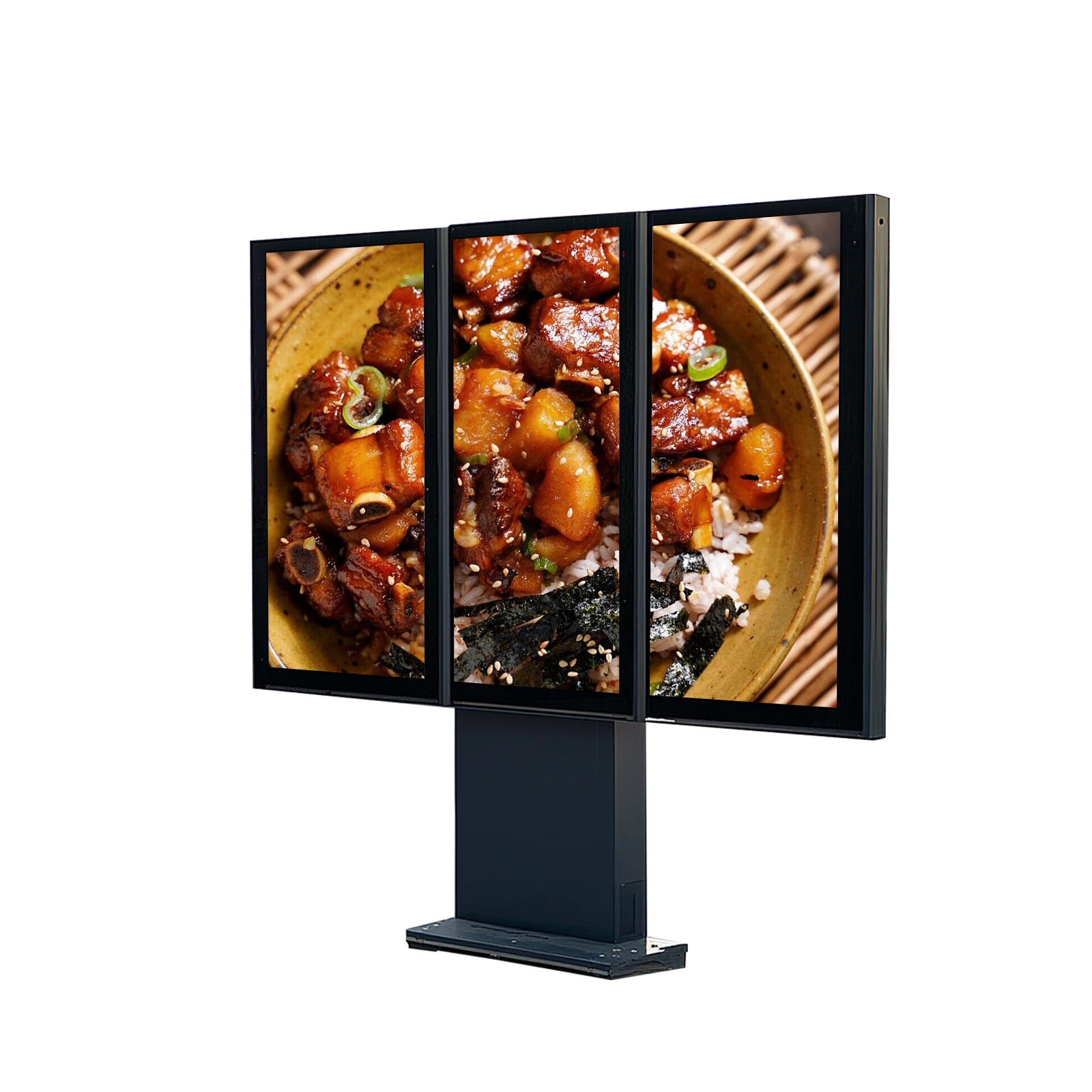 High Quality 4K LCD Screen Digital Menu Board Water Sign Multifrequency Combination Restaurants Shopping Malls Wayfinding