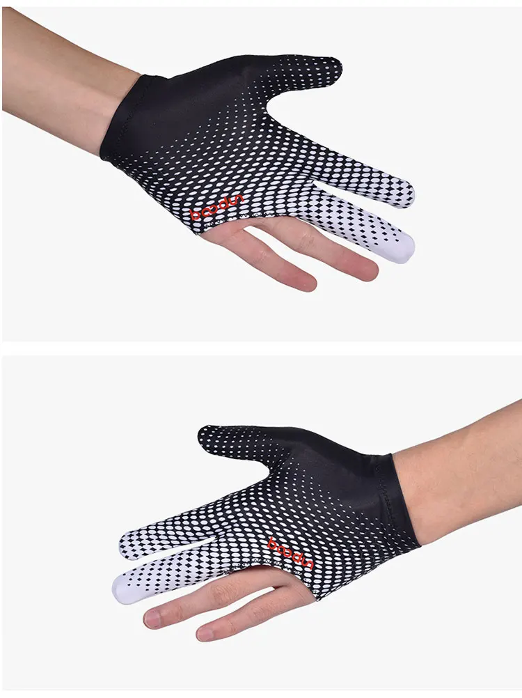 Three Finger Left Elastic Cue Stretchable Hand Protection Pool Shooter Safeguard Training Sport Snooker Billiard Gloves