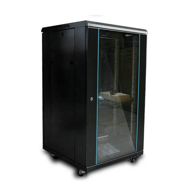 Заводской индивидуальный 6u 9u 12u 15u 18u 22u 27u 32u 37u 42u 47u 19-дюймовый SPCC холодный стальной утолщенный стандартный сетевой шкаф