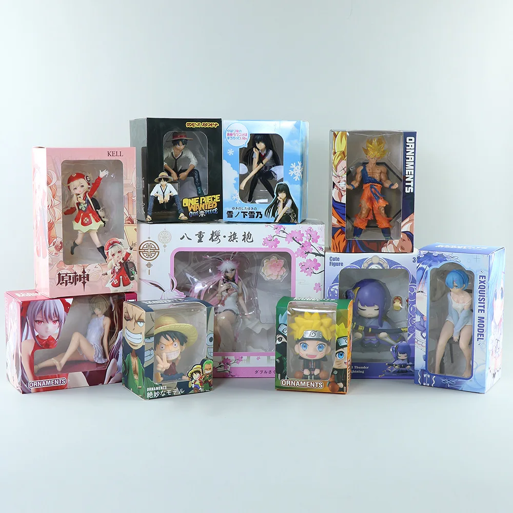 Robin Zoro Luffy Nami Sanji Uta One Pieces Anime Action Figure Car Home Ornament Gift For Boys Girls