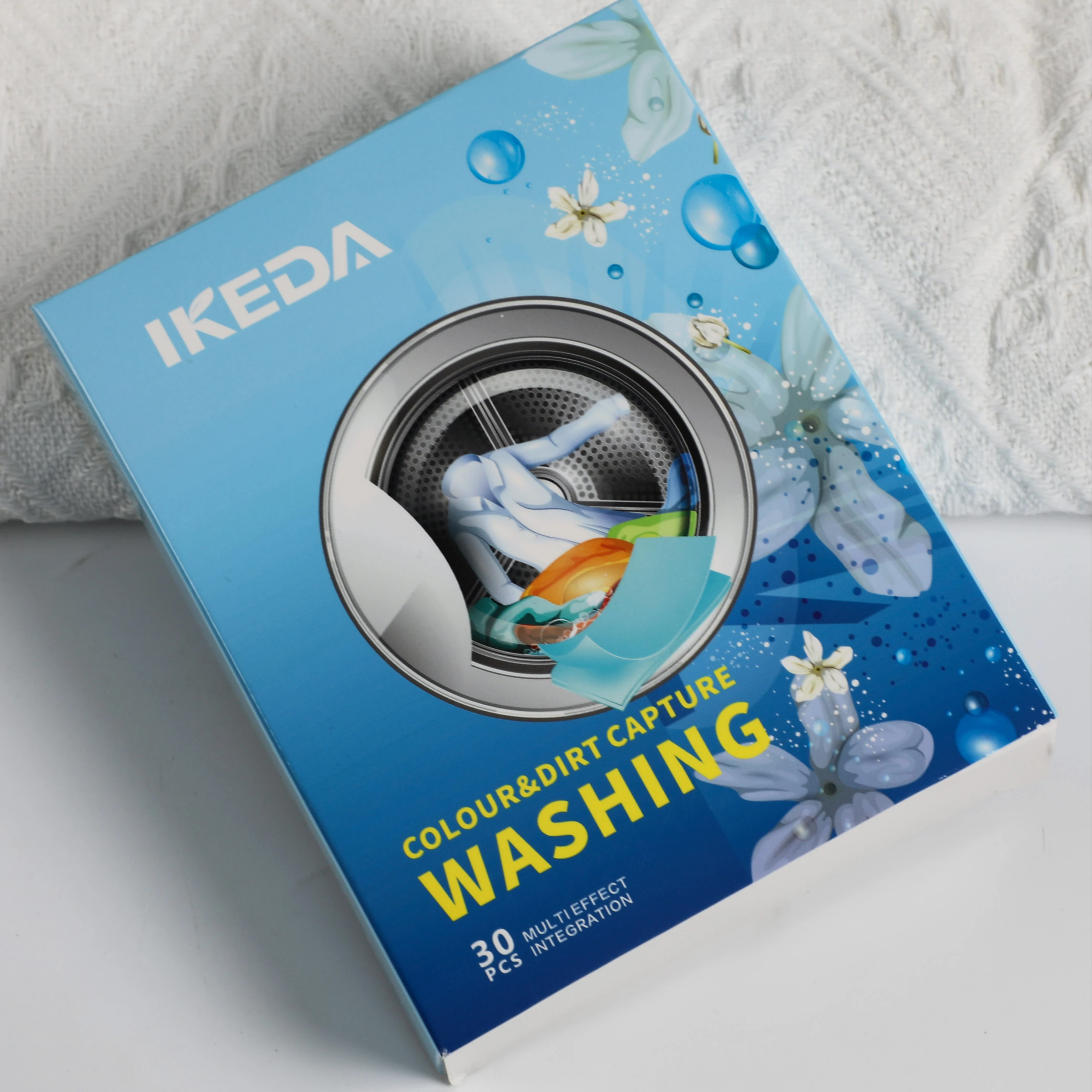 IKEDA NEW product Wholesale custom packing eco friendly Laundry sheets With Low Price Washing Laundry Sheets for washing cloths