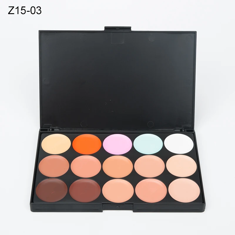 Concealer Palette Makeup 15 Color Long-lasting Foundation Face Contour Palette Concealer