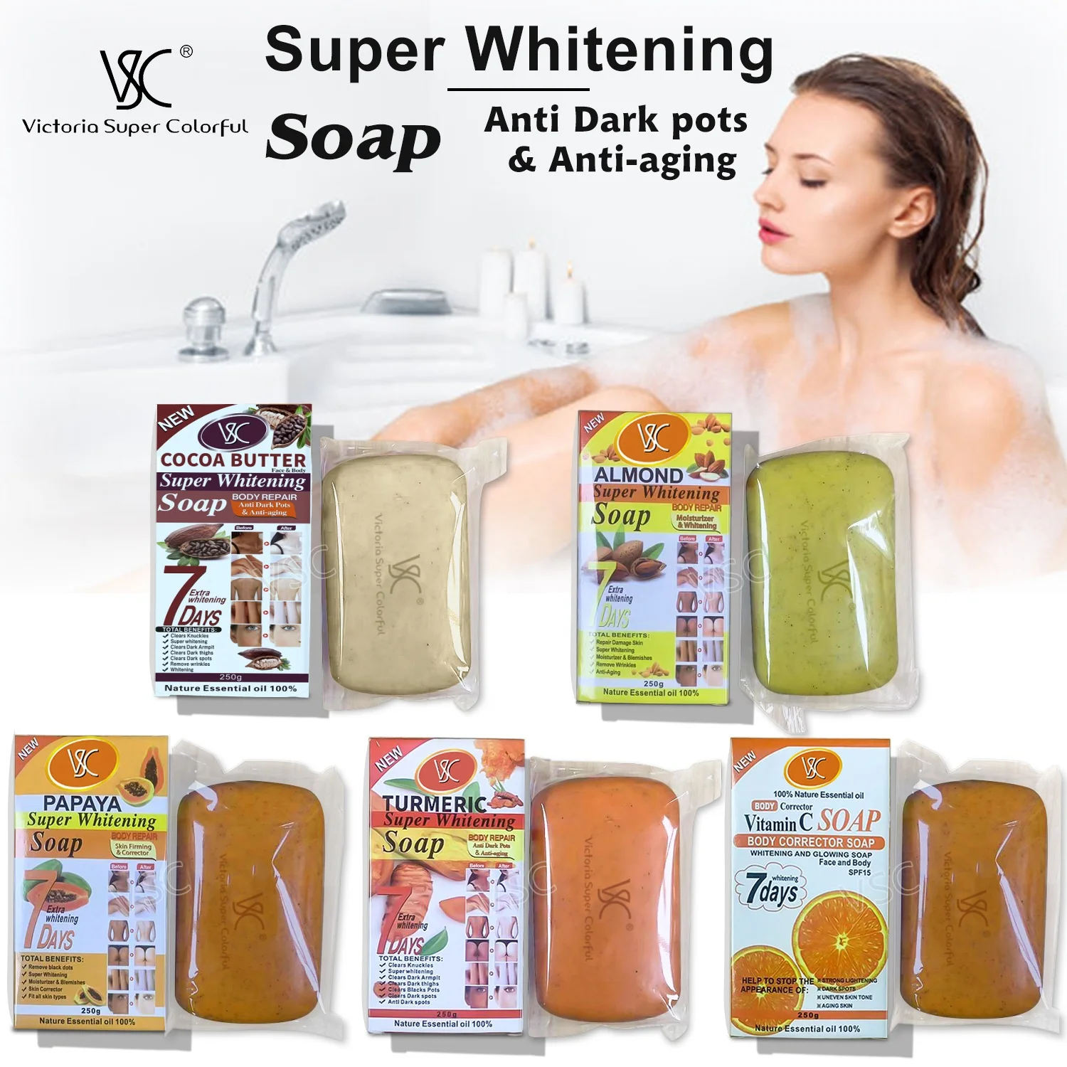 New Ginger Yellow Bathing Soap Brightening Soap Deep Cleansing Controls Oil Face and Body Universal Soap 250g for 2024