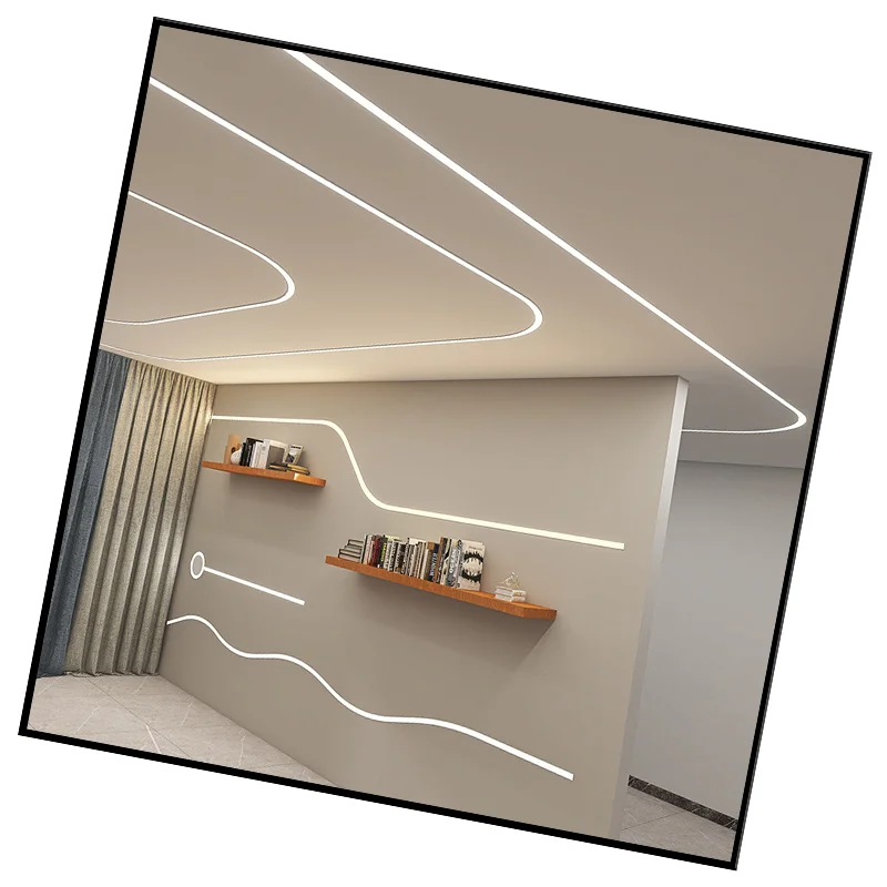 High Visibility Reflective Elastic Rechargeable Led Strip Light Ultra-thin Neon