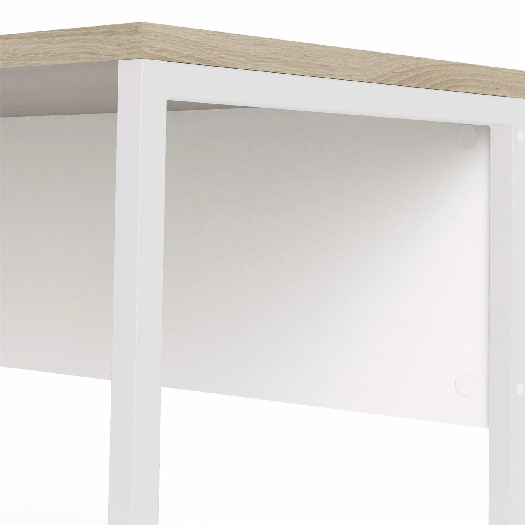 NOVA 21TPA002 Office Corner Desk Writing Study Table L-shaped Computer Desk With 2 Drawers