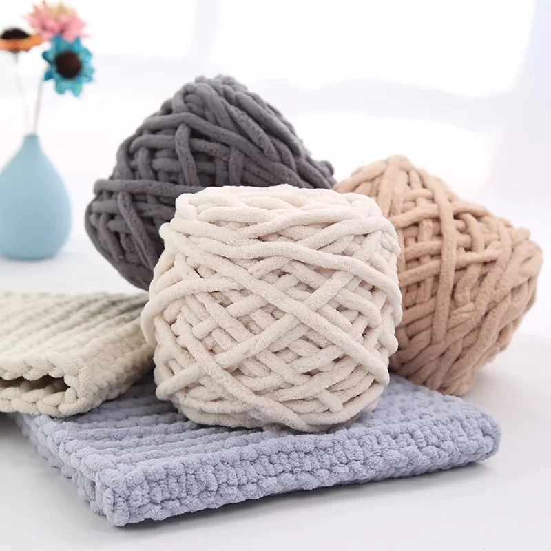 RongMeiXuan 100 г ТОЛСТАЯ синель ручная вязка пряжа одеяло