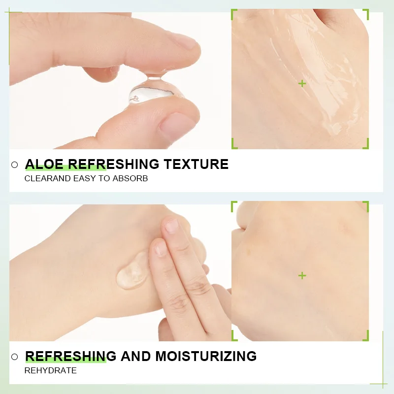 KORMESICl 100% Pure Organic Aloe Vera Gel Whitening Lightening Effects OEM ODM Private Label Hydrating Soothing Sun Aloe Vera