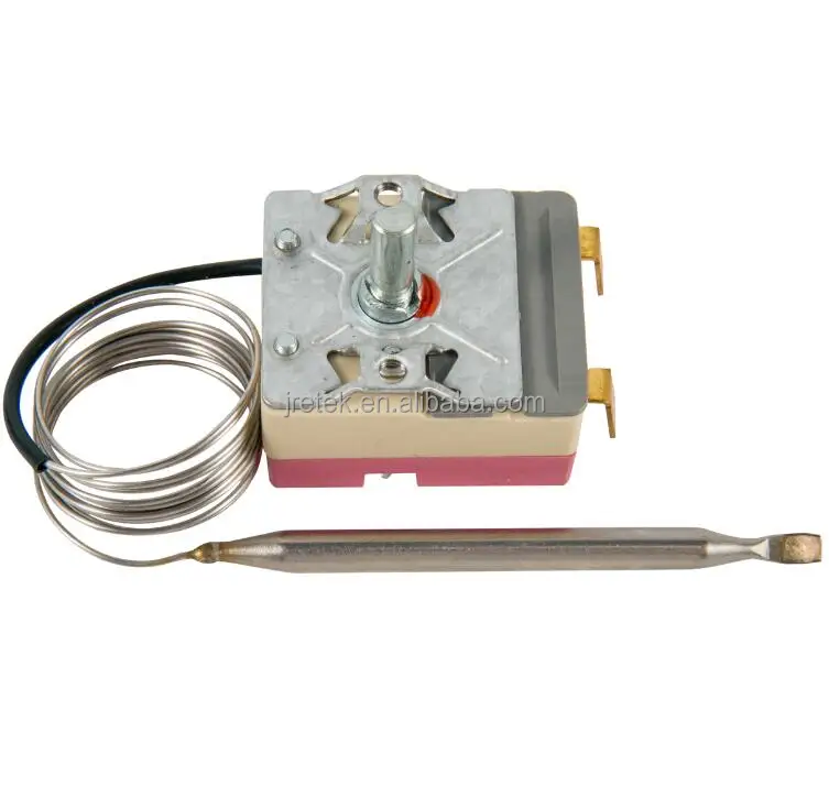 Manual reset capillary mechanical thermostat