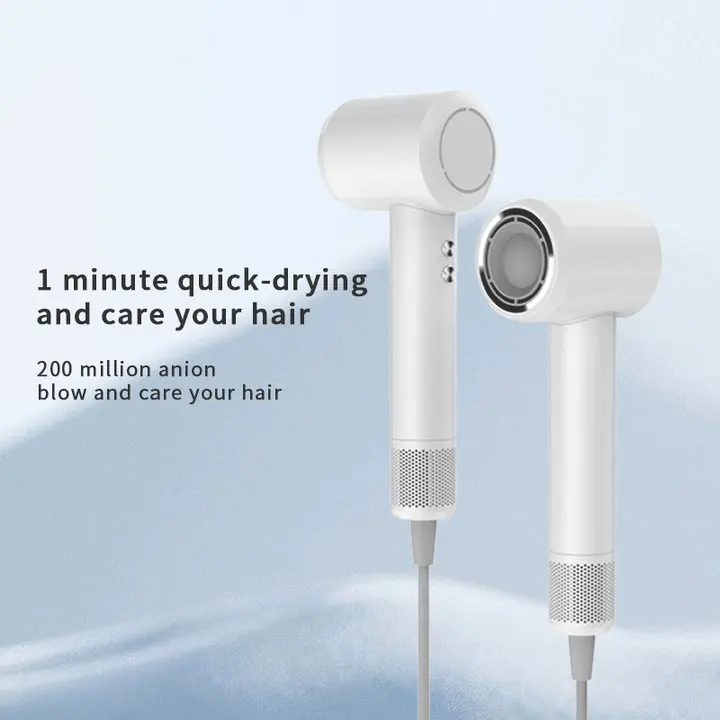 Новый 2023 фен PLUZZ DY Air Wap Sons безлистный 1650 Вт настенный с отрицательными ионами. Фен H