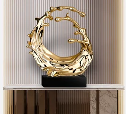 Abstract Sculpture High Quality Art Decoration Resin Sculptures With Base