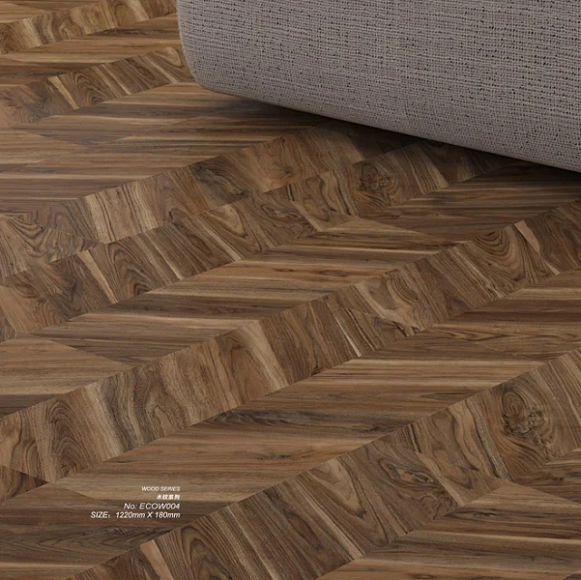 Easy Installment 5.0mm/0.3mm  PVC Flooring Commercial Wooden PVC Vinyl Flooring