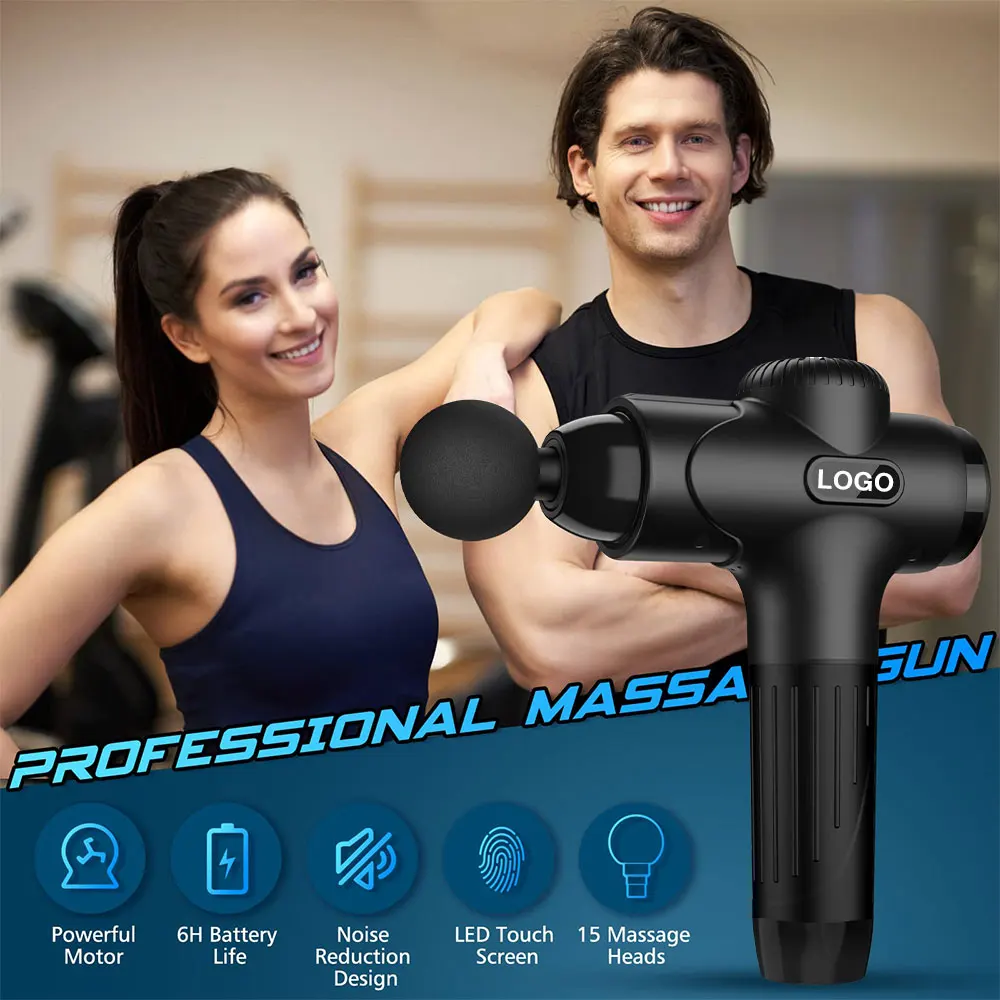 2024 Recovery Brushless Motor Electric Muscle Sport Gun Massage Products Portable Gym Machine Deep Tissue Massager Massage Gun
