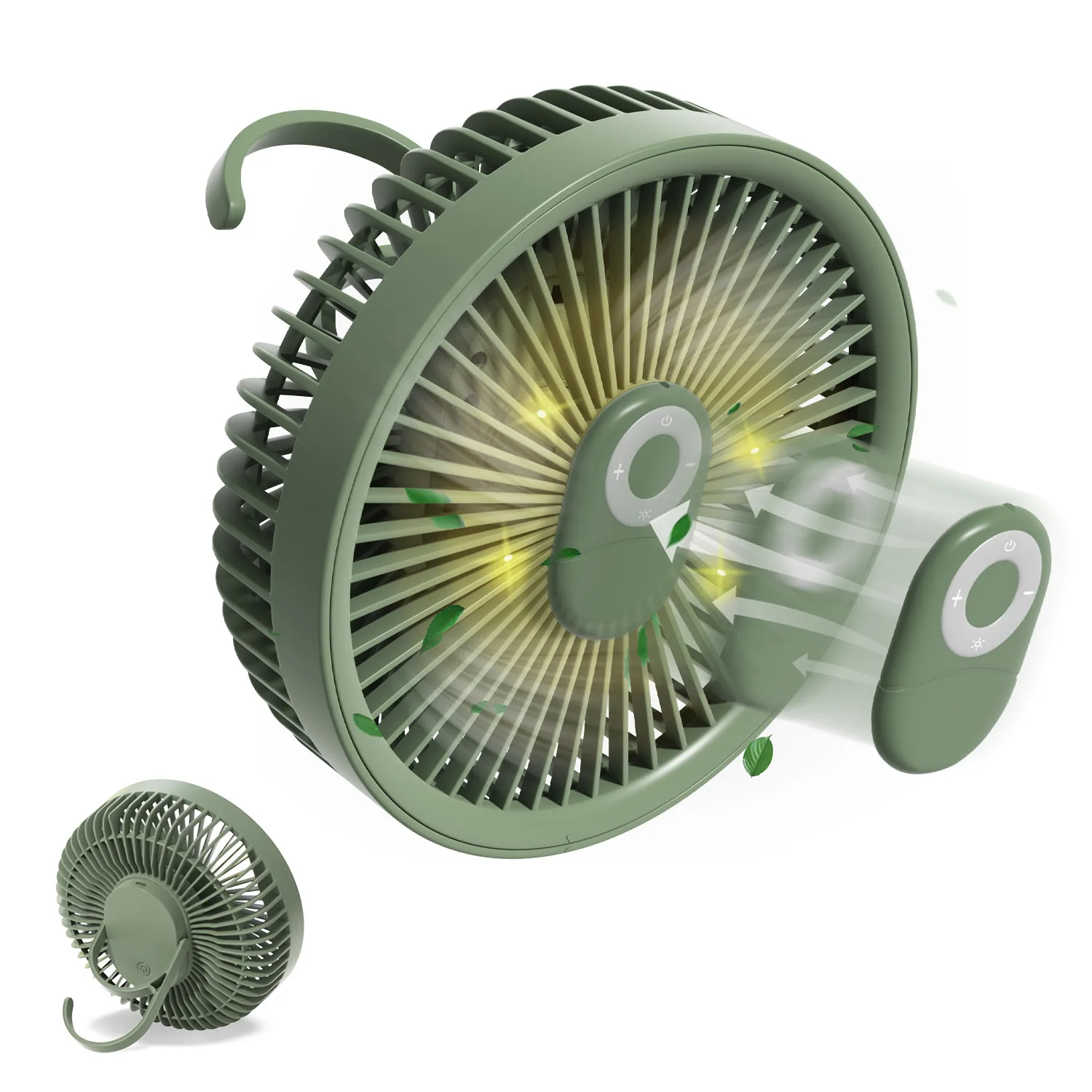 RTAKO Mini Fan Rechargeable Portable Ventilateur Electric Smart Ventilador Portatil
